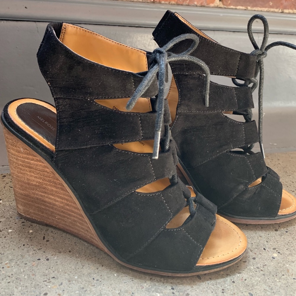 MELROSE & MARKET Black Wedge